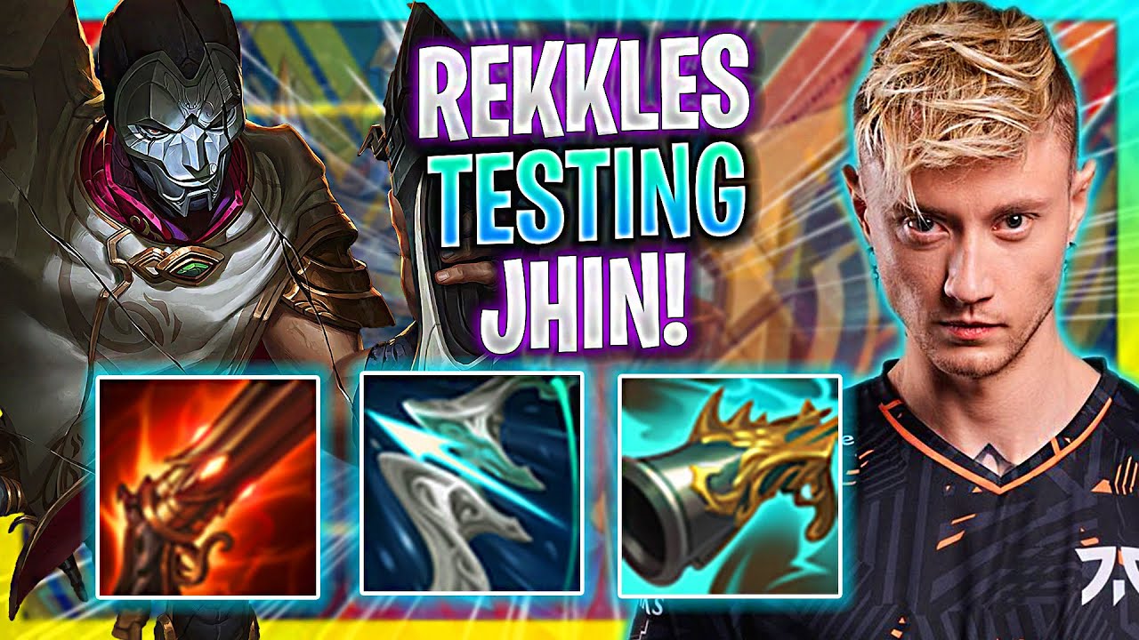 REKKLES TESTING JHIN IN A NORMAL! | FNC Rekkles Plays Jhin ADC vs Zeri! | Preseason 2023