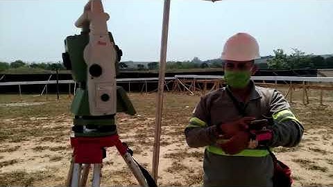 ALL Topografia - Locação de obra estacas de fundação e eixos no gabarito