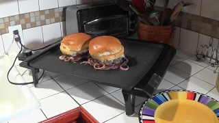 Making Oklahoma Fried Onion Burgers