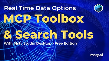 Msty Studio Real Time Data Options - Search Tools