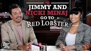 Nicki Minaj and Jimmy Fallon Go to Red Lobster