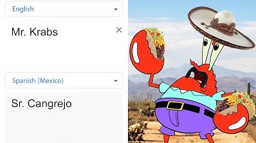 Mr. Krabs in different languages meme | Part 4