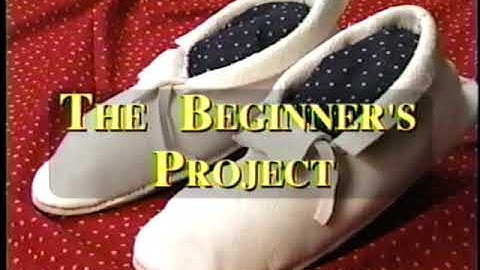 How to Make Moccasins vhs 1997 volume 1 Plains Indian Hard Sole Style