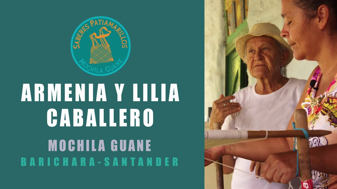 Armenia Caballero y Lilia Caballero, Mochila Guane - Saberes Patiamarillos (Barichara, Santander)