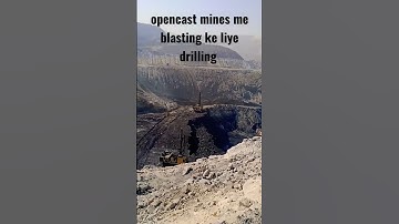 Coal Mines Me Balsting ke liye Drilling OCM 1 #coal #opencast #coalindia #youtubeshorts #youtube #me