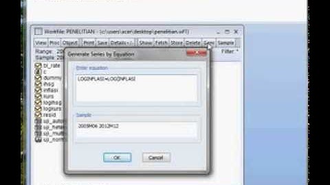 cara transformasi data ke dalam Bentuk Logaritma