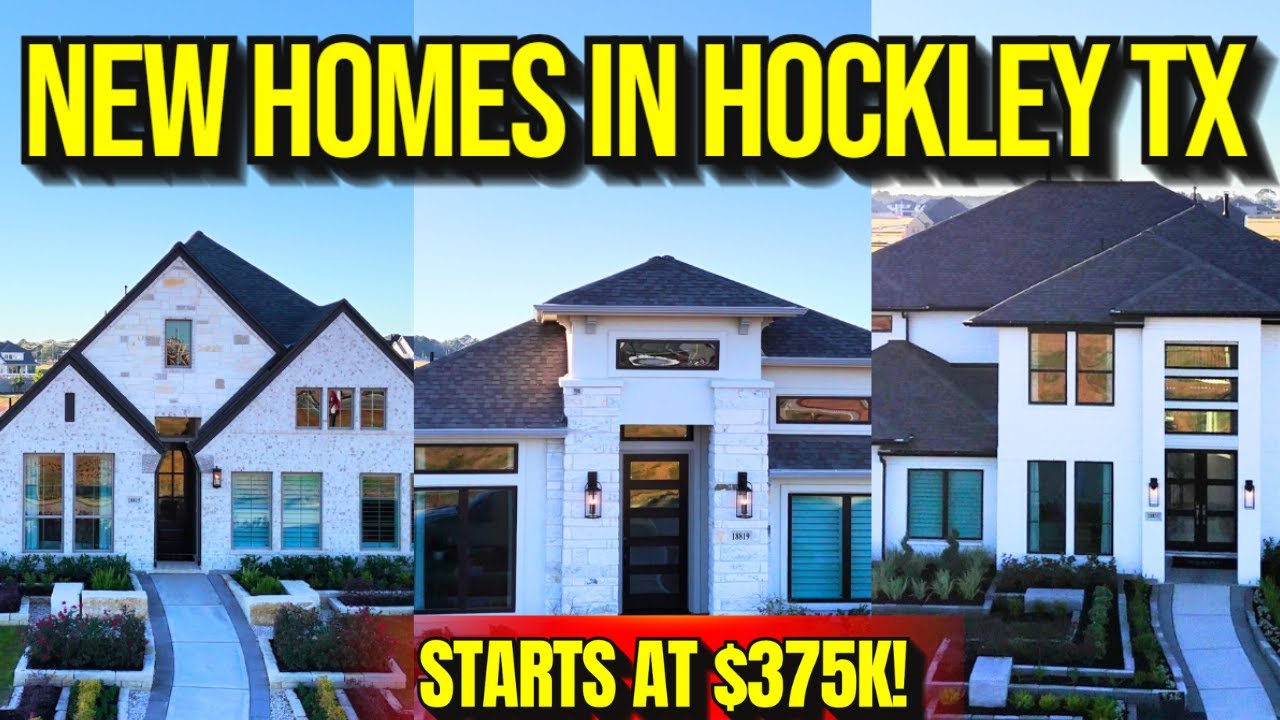 Touring 3 BRAND NEW Homes near Houston! | EVERLY, HOCKLEY TX