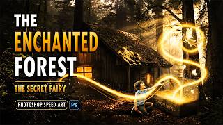The Enchanted Forest: The Secret Fairy | Photoshop Photo Manipulation screenshot 4