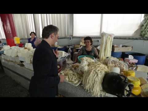 სომხური ყველი-ჩეჩილი და  სულუგუნი(ბა ვონც)