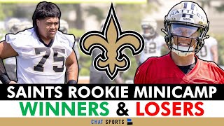 Spencer Rattler SHINES! Saints Rookie Minicamp Winners & Losers Ft. Taliese Fuaga & Bub Means