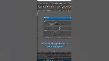 How to adjust your grid settings in Maya for a more precise and efficient 3D modeling experience.