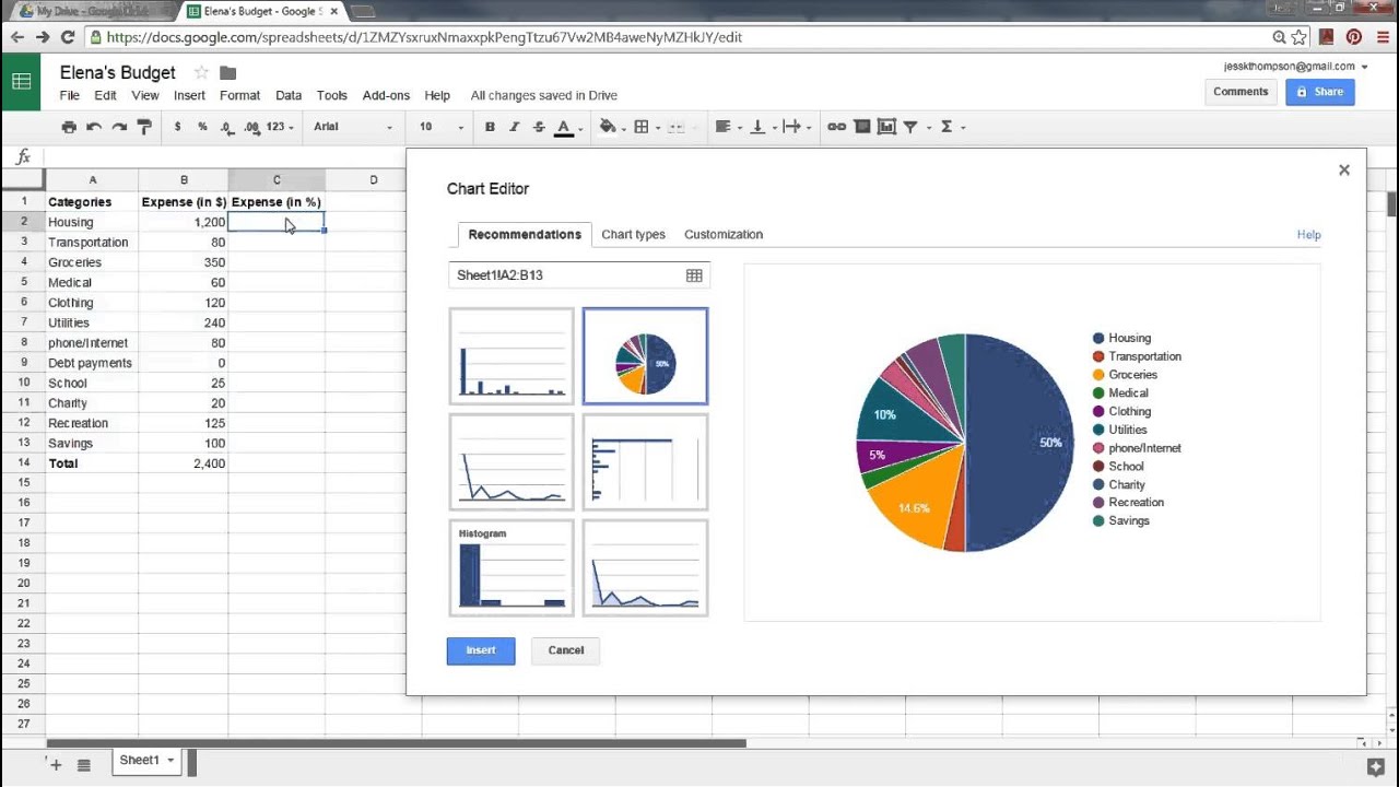 Calculating Percent In Google Sheets YouTube Calculating Percent In Google Sheets YouTube