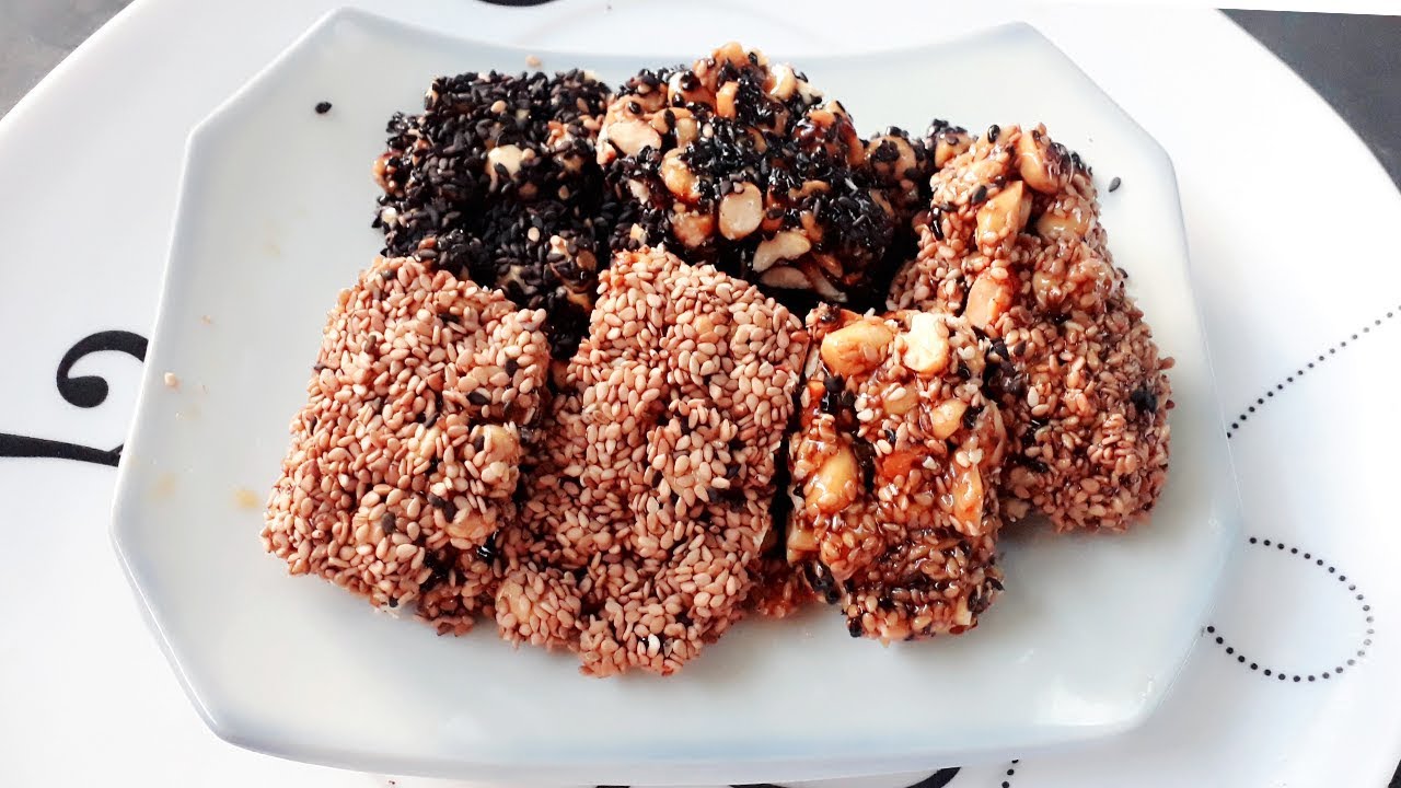 Peanuts Cake With Sesame Seeds Recipe នំសណ្ដែកដីល្ងរ YouTube