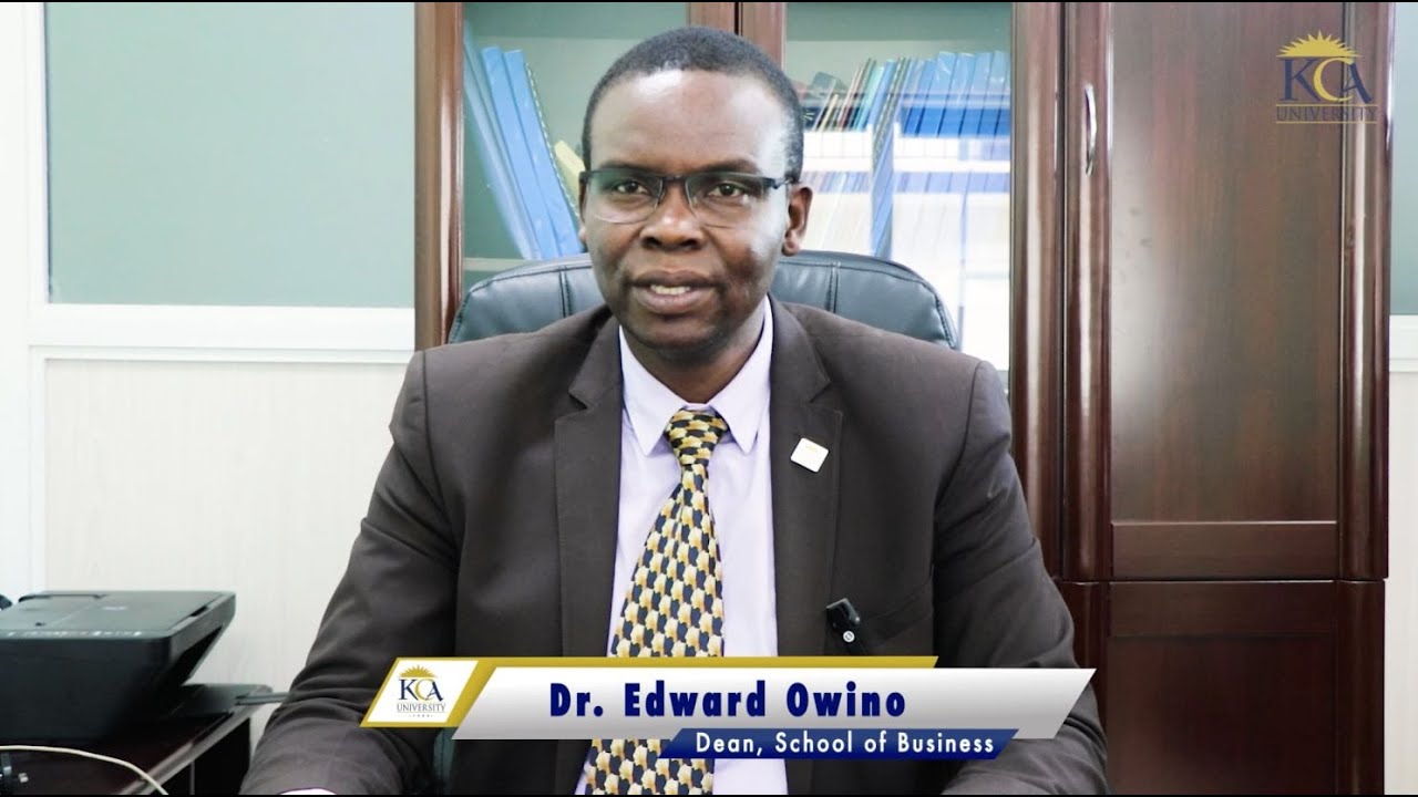 KCA University | 14th Graduation | Dr. Edward Owino -  Dean School of Business