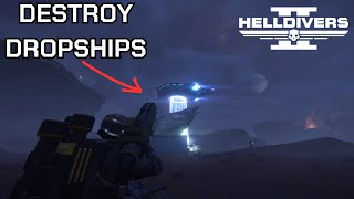 Helldivers 2 How To Destroy Illuminate Dropships