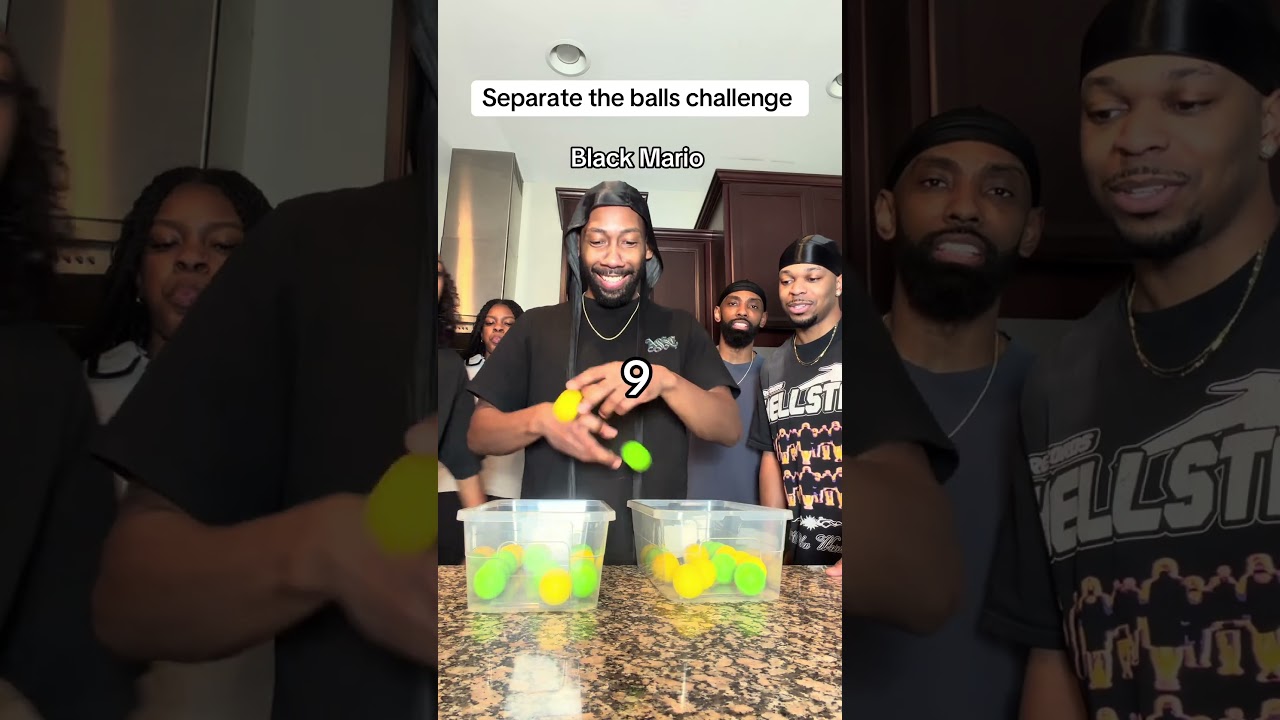 SEPARATE THE BALLS CHALLENGE #shorts