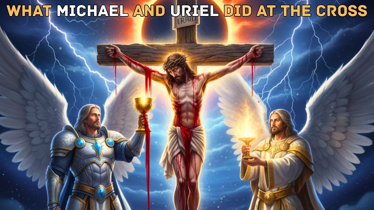 The Angels Who Witness Christ's Ultimate Sacrifice | Michael and Uriel at the Cross