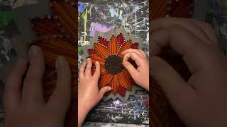 Celebrity Satisfying Unstringing of Sunflower String Art Wealth