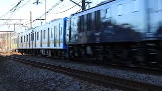 EF64 1031がE131系ハナT8編成牽引