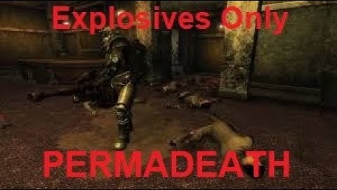 Fallout: New Vegas Randomizer Permadeath - Explosives Only (Hard Diff + No Stimpaks)