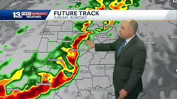 Strong storms: weekend cold front brings storms and cooler air to Alabama