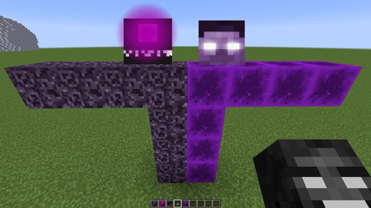 what if you create a DOUBLE HEROBRINE WITHER in MINECRAFT - YouTube