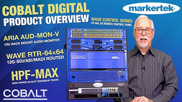 Cobalt Digital Product Rundown | HPF-MAX, WAVE RTR-64x64 & ARIA Audio Monitoring