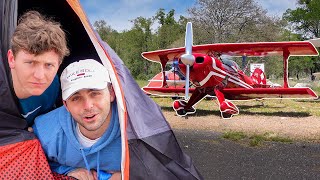 Going Camping in My Tiny Biplane