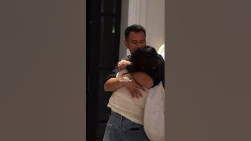 PAPA RAFFI MISSES MAMA GIGI SO MUCH, THEIR HUGS ARE VERY TIGHT #nagita #raffiahmad #raffinagita