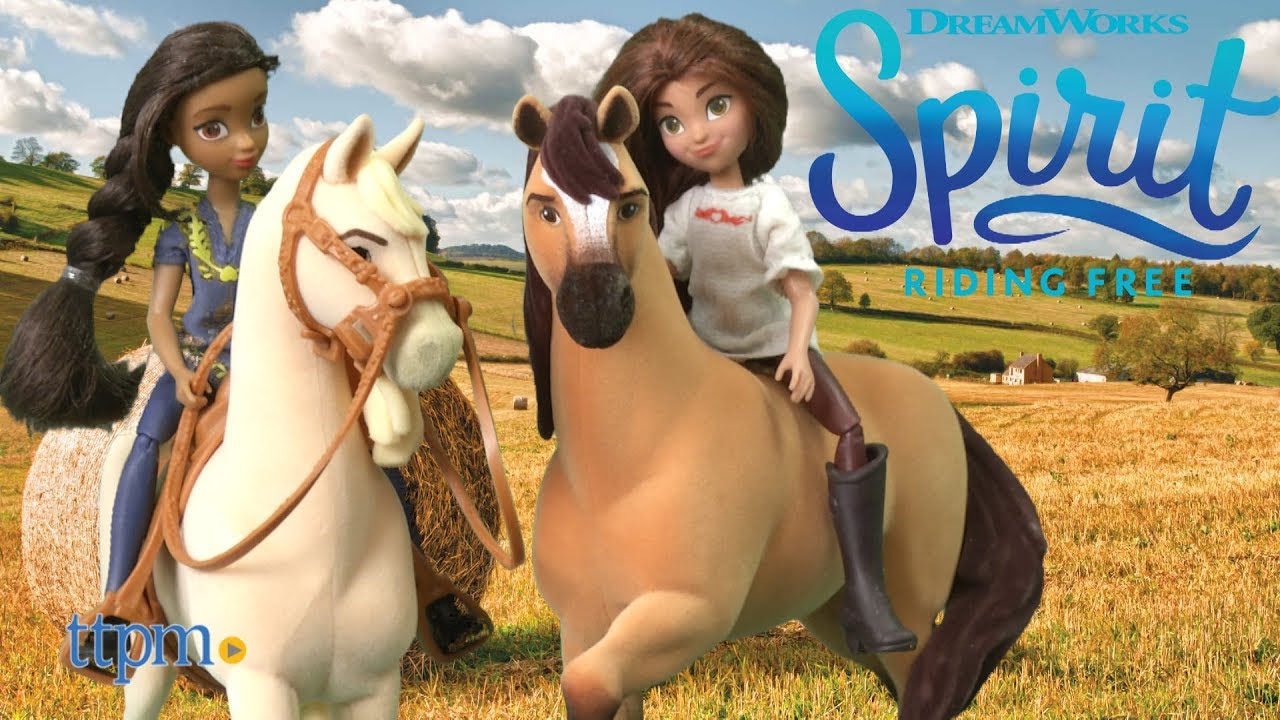 spirit riding free exclusive 3 horse boxed set