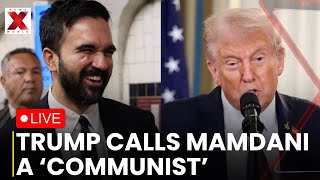 Trump VS Mamdani LIVE : Trump Calls Mamdani “Communist” in Forum Speech | NewsX World