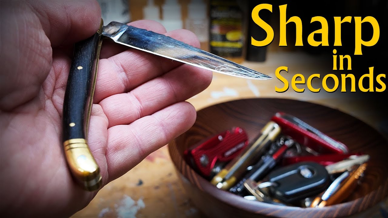 The Easiest Way I Know to Sharpen Knives - ChestnutTools Carbide Universal Sharpener