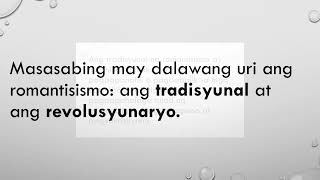 MGA TEORYANG PAMPANITIKAN Humanismo, Romantisismo, Realismo