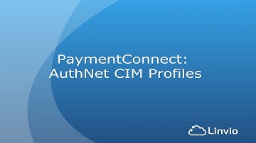 Authorize.Net CIM Profile Management in PaymentConnect