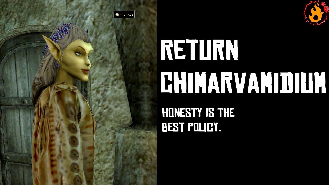 Return Chimarvamidium - Mages Guild Walkthrough (TES III Morrowind)