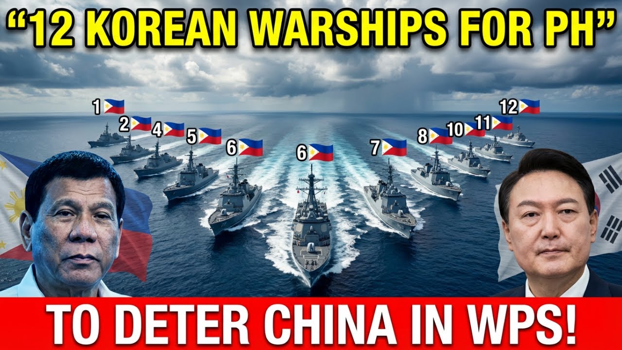South Korea Delivers 12 Advanced Warships to the Philippines