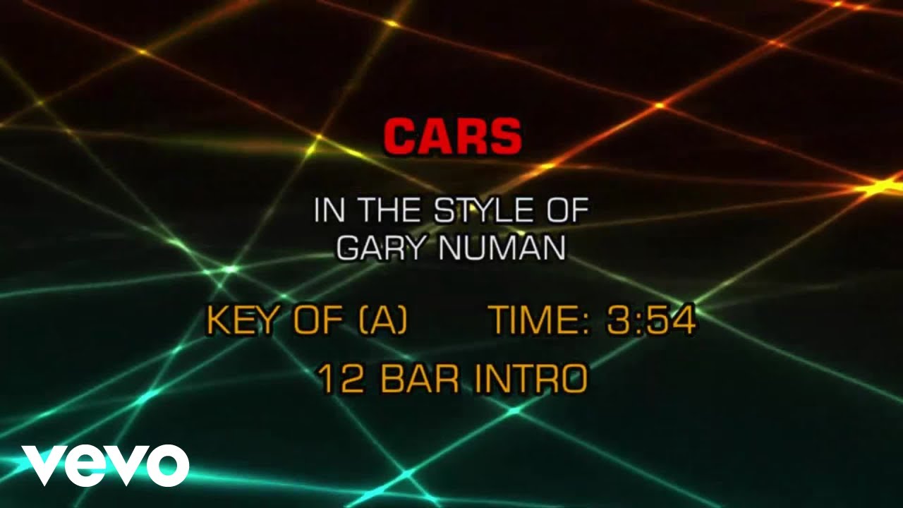 Gary Numan Cars (Karaoke) YouTube