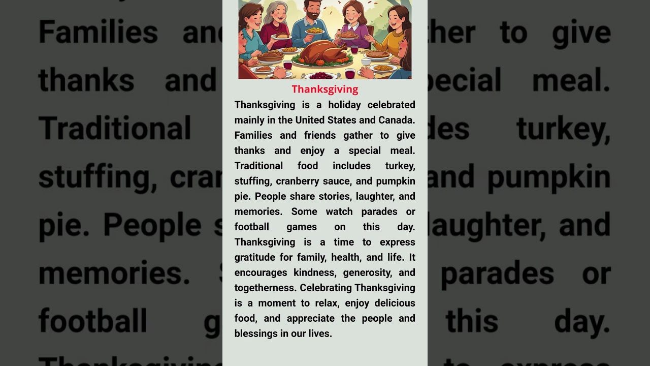 The Origin of Thanksgiving || Learn English Through Story Level 2  