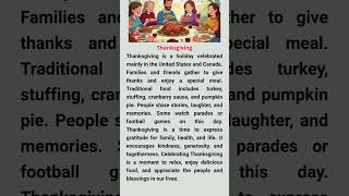 The Origin of Thanksgiving || Learn English Through Story Level 2  #englishstories #shorts