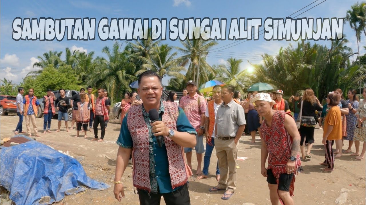 GAWAI KAMPUNG SUNGAI ALIT SIMUNJAN 2025|sambutan hari gawai di sungai alit#gawaidayak2025#harigawai