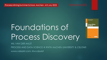 Foundations of Process Discovery [Chapter 2 of the Process Mining Handbook]