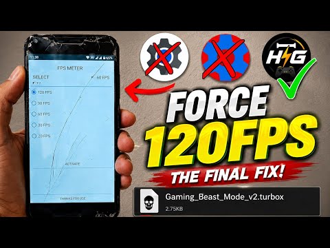 Unlock 120FPS & 120Hz Refresh Rate: Ultimate Android Lag Fix (No Root)