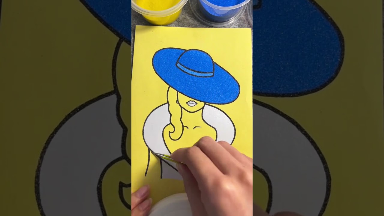 Sand painting  #sandart #sandpainting #shorts