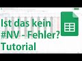 Ist das ein Fehler? IST FEHL - Funktion - Google Sheets Tutorial