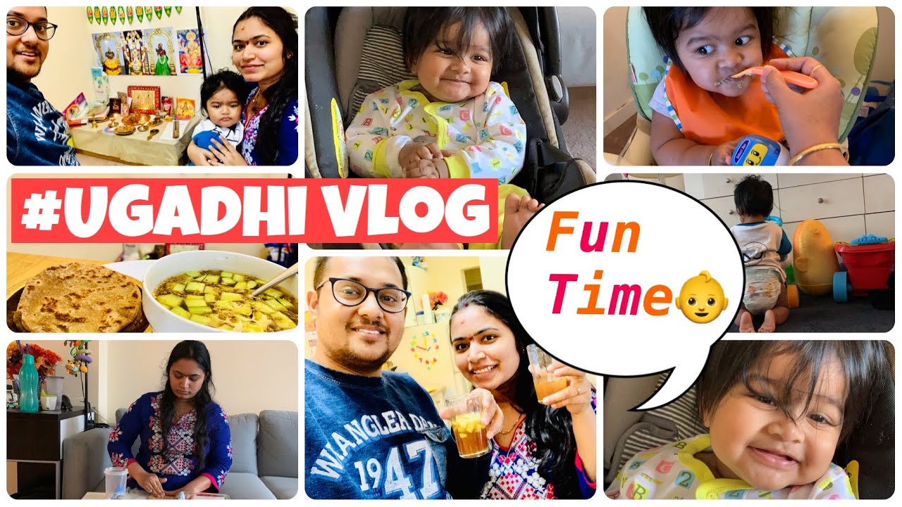 # Ma ఉగాది CANADA lo |Baby PlayTime & Activities| Baby First Ugadhi|Crawling Baby Milestones|