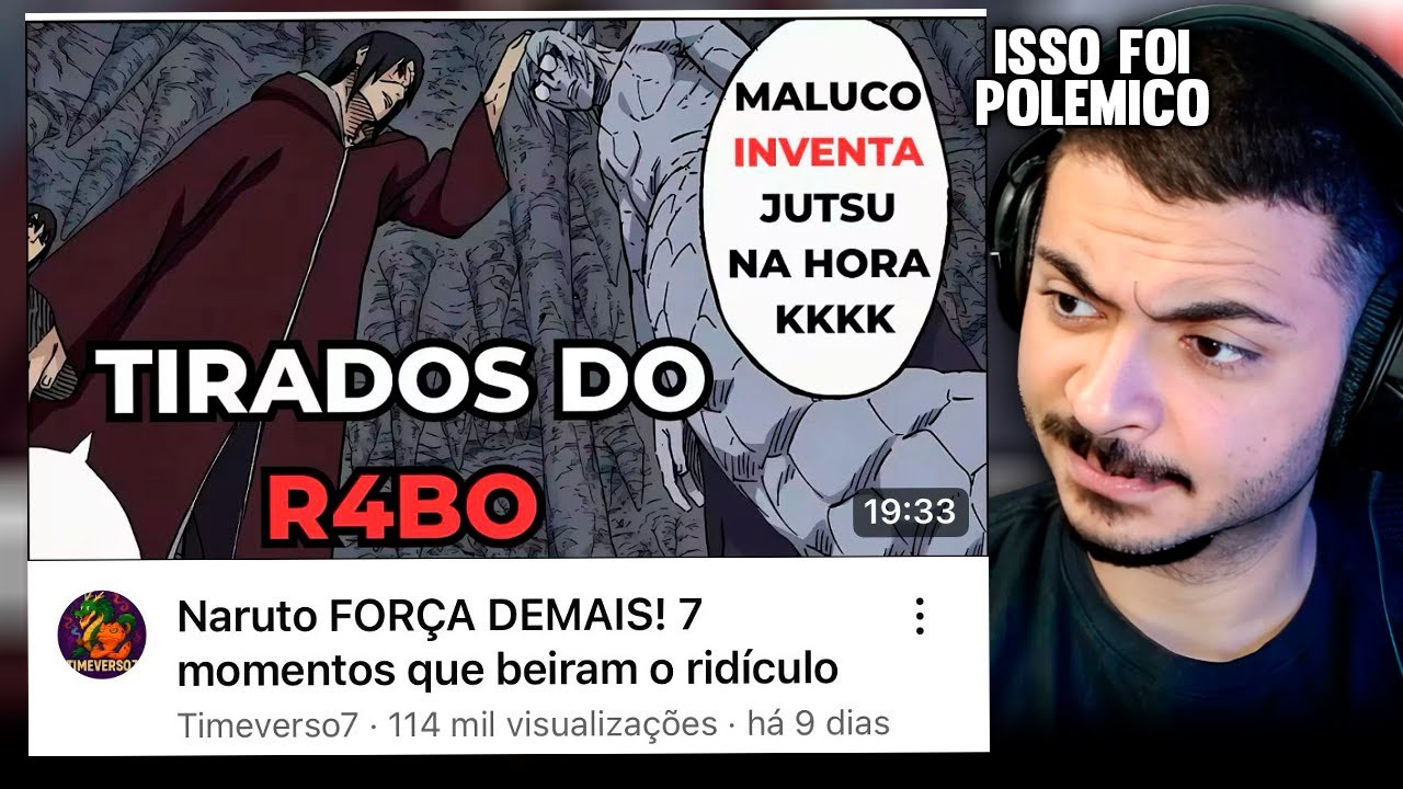 KAMUZ REAGE: Naruto FORÇA DEMAIS! 7 momentos que beiram o ridículo