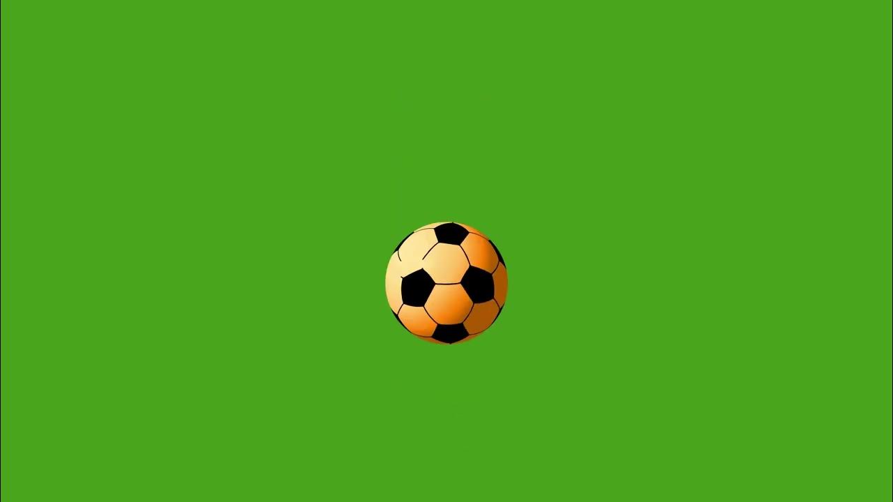 Football Kick Ups And Headers 2 Tone Orange Yellow Green Screen Overlay ...
