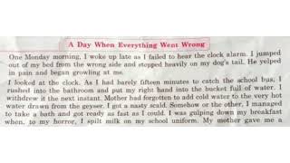 Write an essay on A Day When Everything Went Wrong || A Day When Everything Went Wrong ||