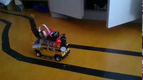 RC-Car with Python & Raspberry Pi - Part4 Autonomous Test Ride