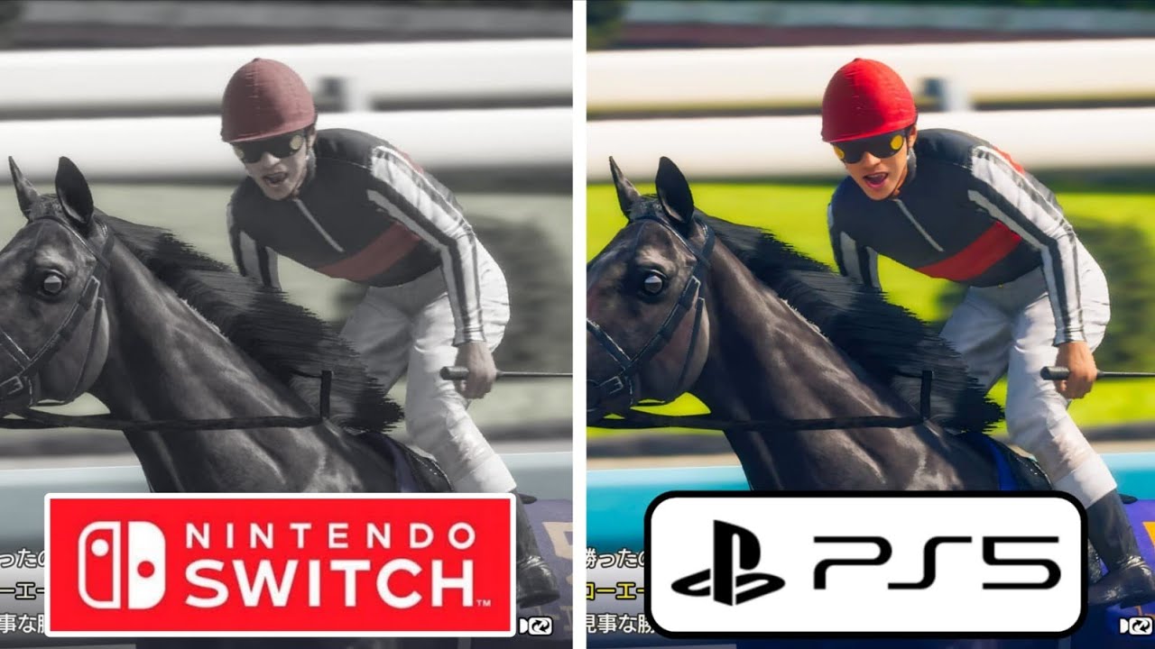 Winning Post 10 2026 PS5 vs Nintendo Switch Graphics Comparison